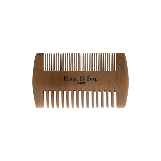 Bamboo Beard Comb - Heart N Soul Beauty