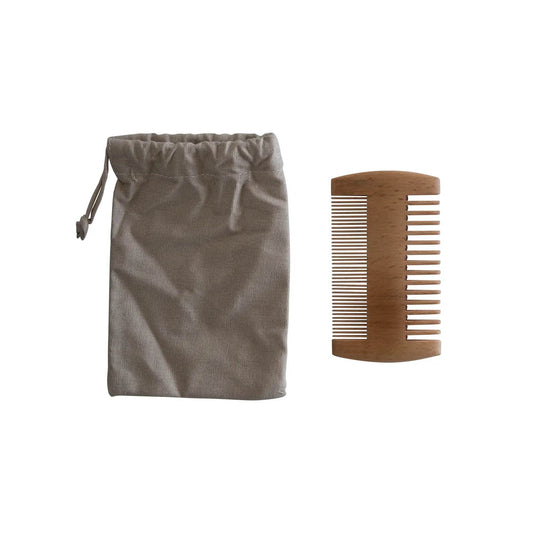 Bamboo Beard Comb - Heart N Soul Beauty