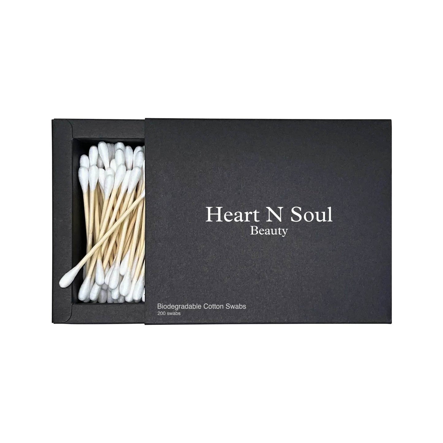 Biodegradable Cotton Swabs - Heart N Soul Beauty
