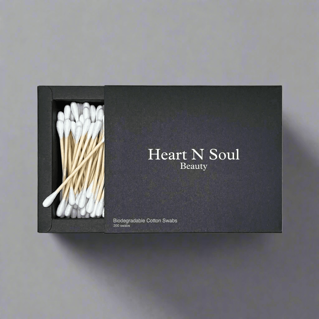 Biodegradable Cotton Swabs - Heart N Soul Beauty