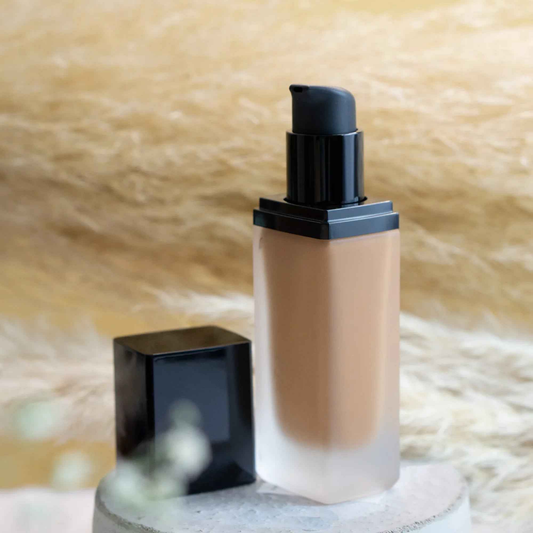 Foundation in Rich Caramel Shade for Flawless Skin