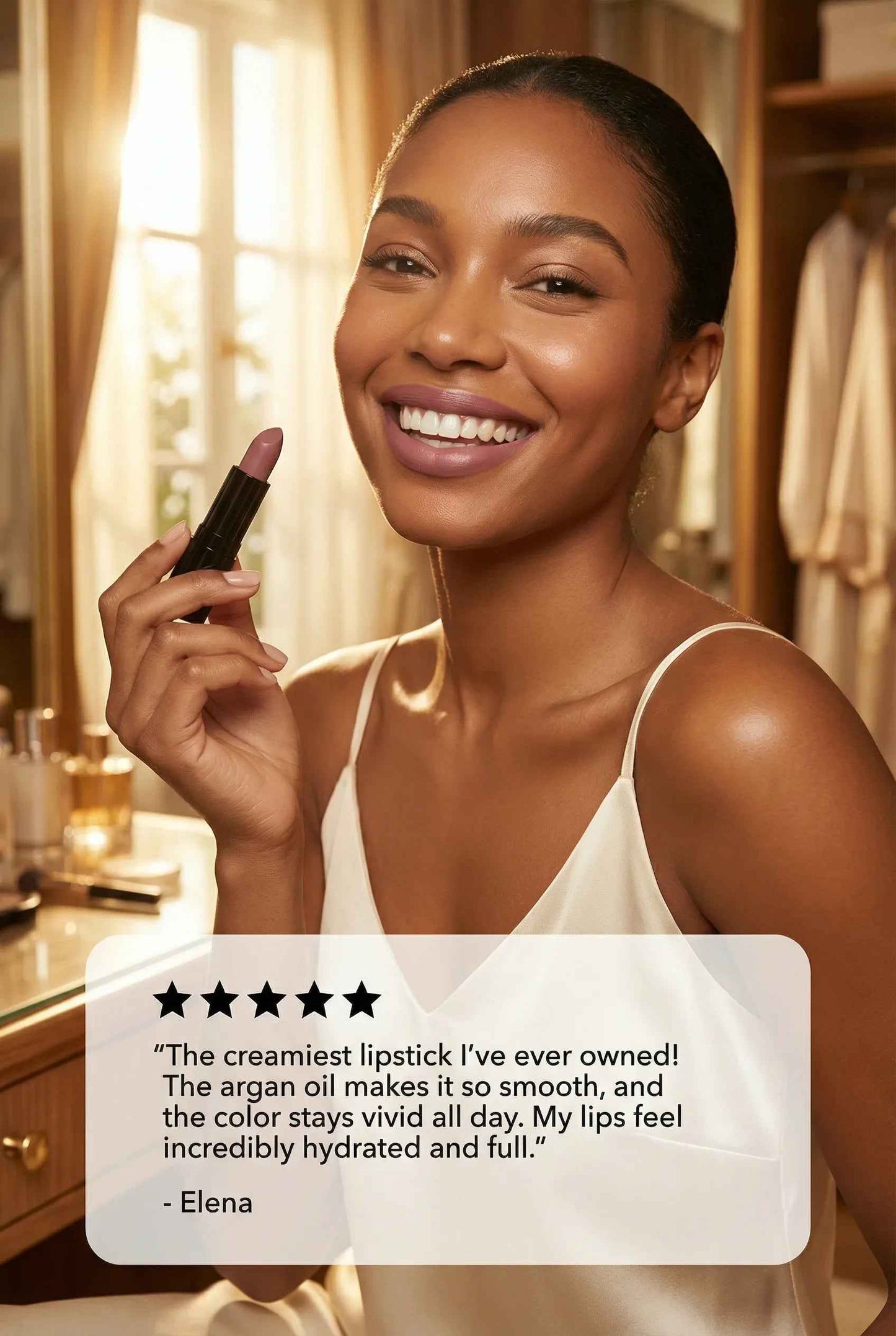 Luxury Cream Lipstick - Lustrous Latte