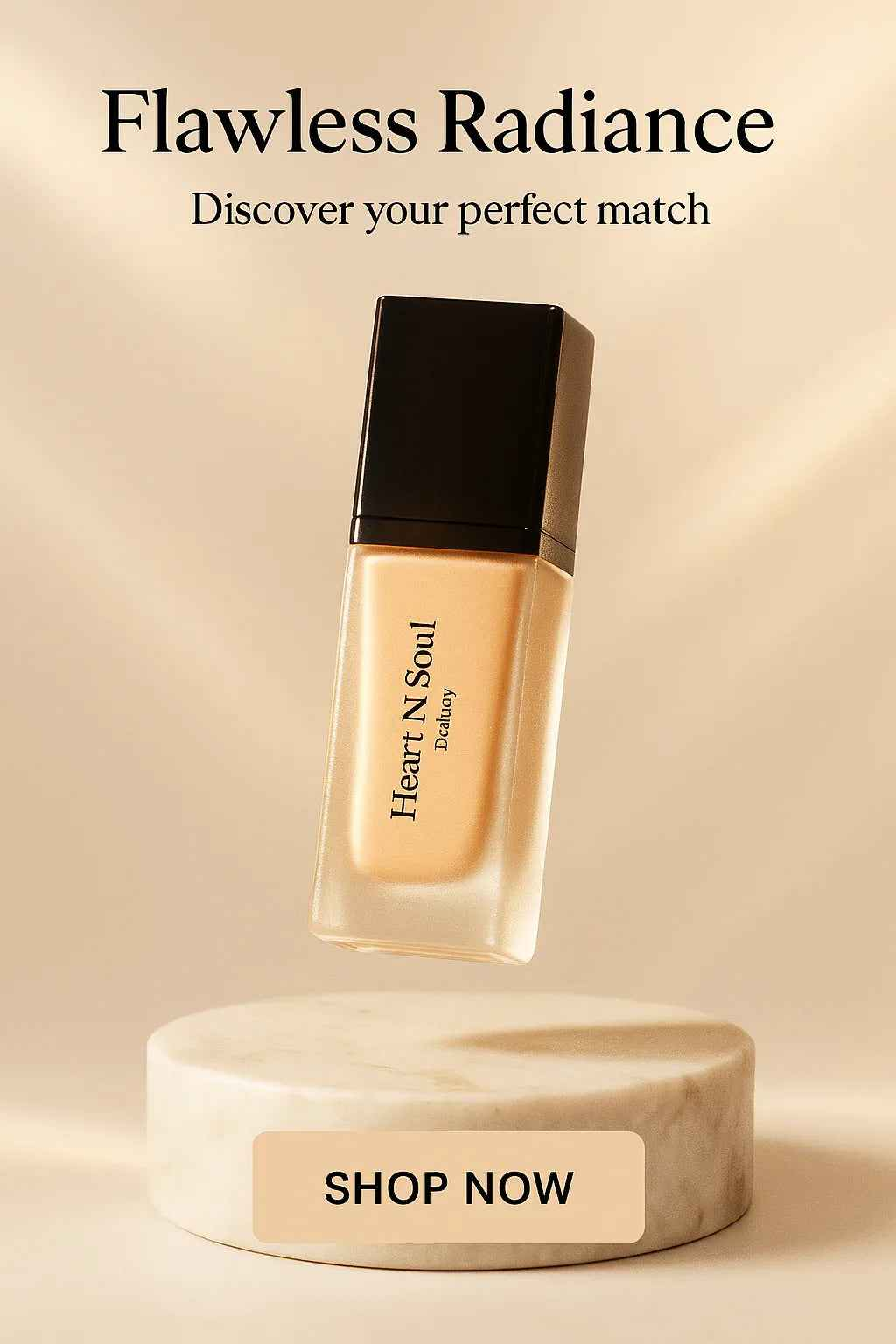 Natural Glow Liquid Foundation – Medium To Full Coverage