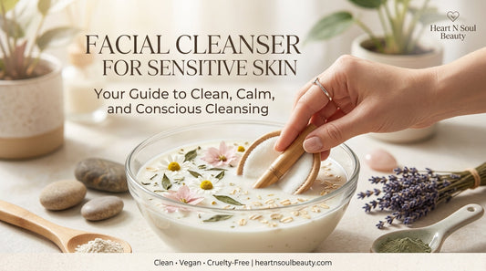 Facial cleanser for sensitive skin