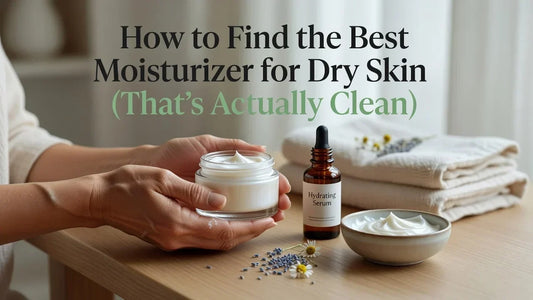 Professional header image for list-based article: How to Find the Best Moisturizer for Dry Skin (That's Act...