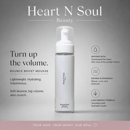 Bounce Boost Mousse - Lightweight Hair Mousse for Voluminous, Bouncy Locks