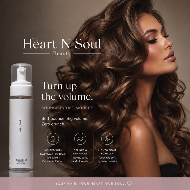 Bounce Boost Mousse - Lightweight Hair Mousse for Voluminous, Bouncy Locks