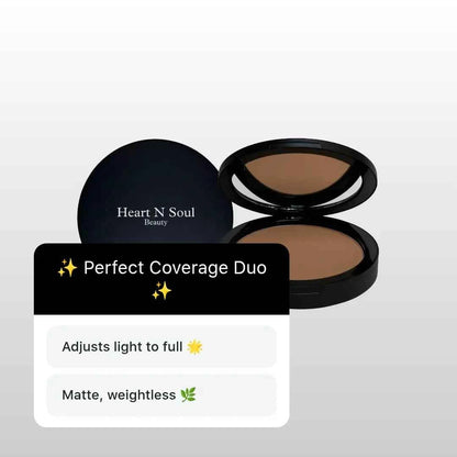 Dual-Use Powder Foundation Compact – Matte Finish