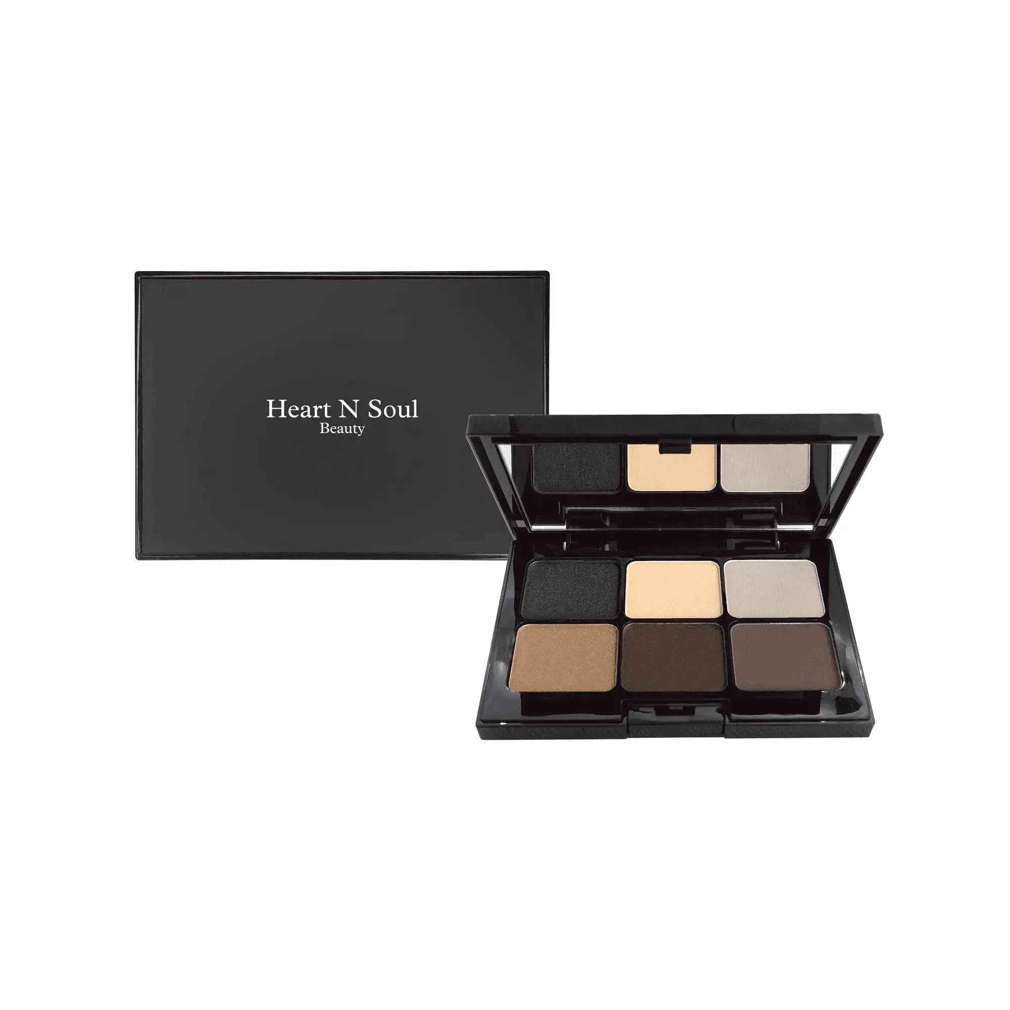 Creamy 6-Color Eyeshadow Palette – Matte & Shimmer for Stunning Looks Dark Storm