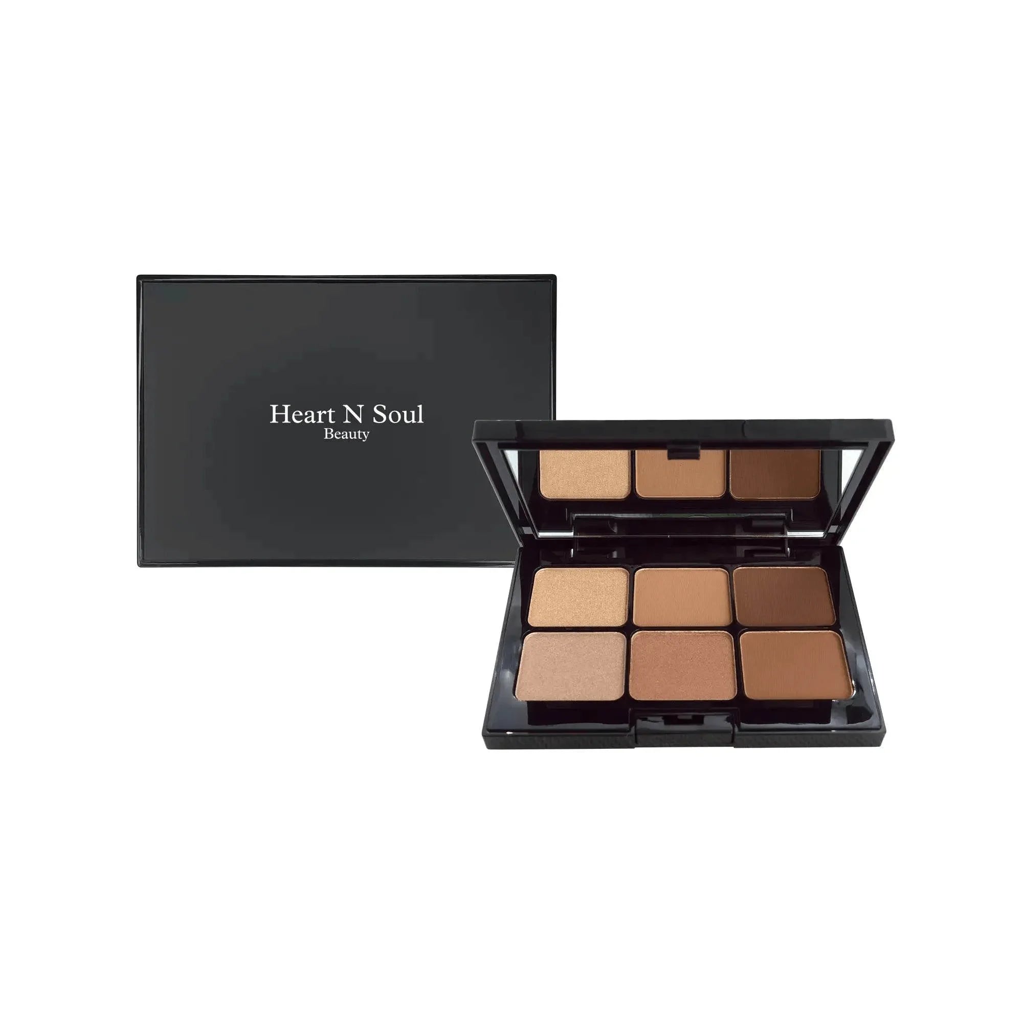 Creamy 6-Color Eyeshadow Palette – Matte & Shimmer for Stunning Looks Caramel Kiss