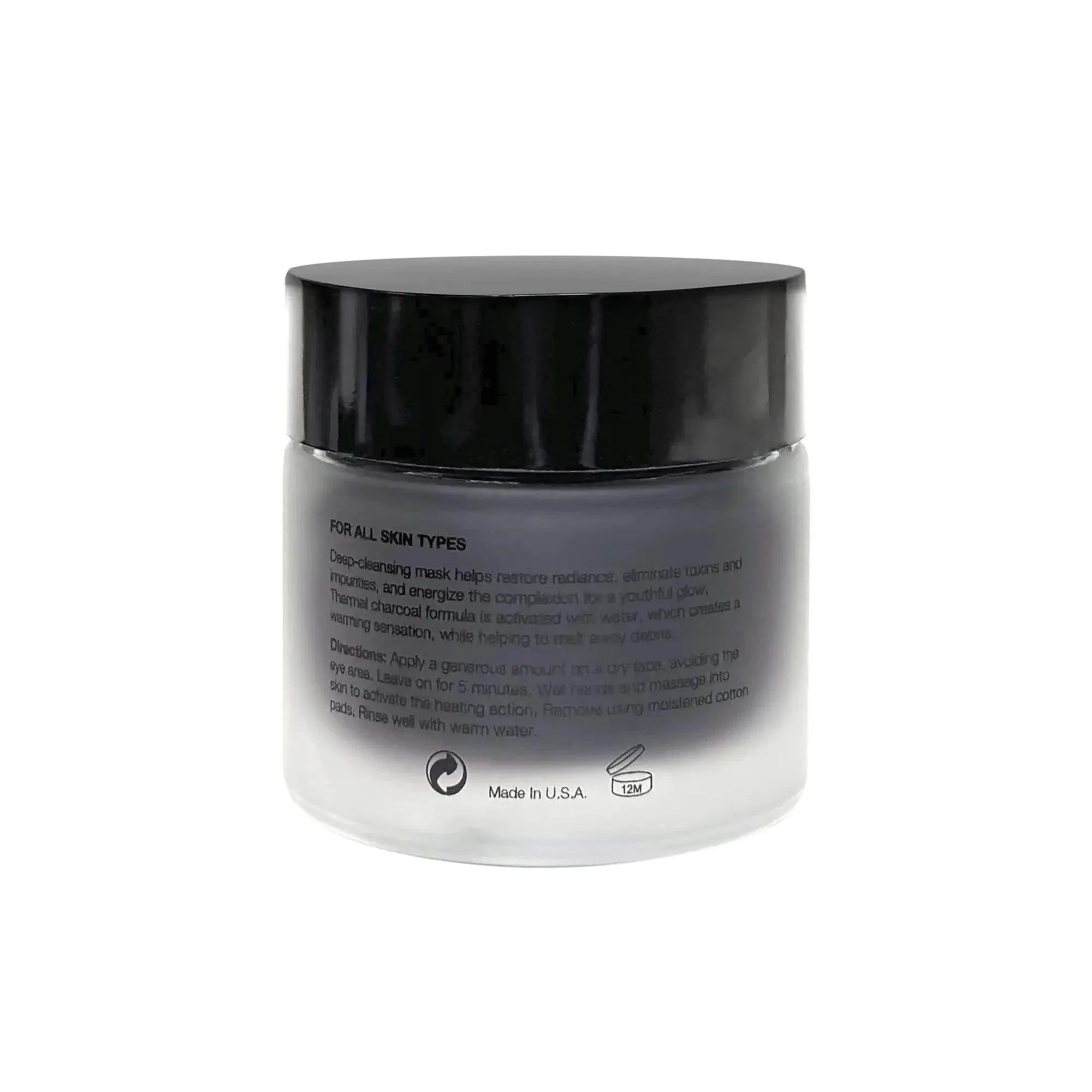 Thermal Charcoal Glow Mask – Deep-Cleansing Detox