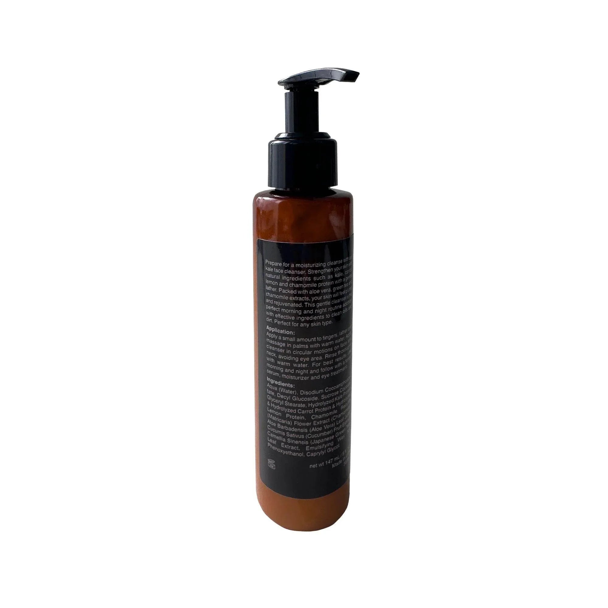 Kale Face Cleanser – Hydrating Vegan Daily Wash
