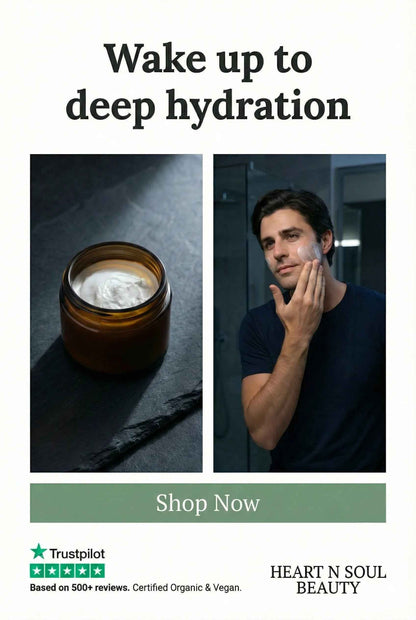 Men’s Organic Face Moisturizer for Overnight Hydration