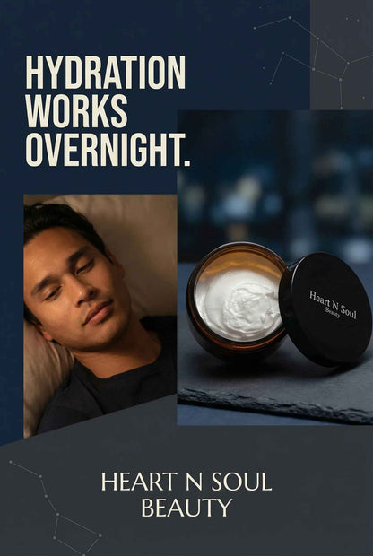 Men’s Organic Face Moisturizer for Overnight Hydration