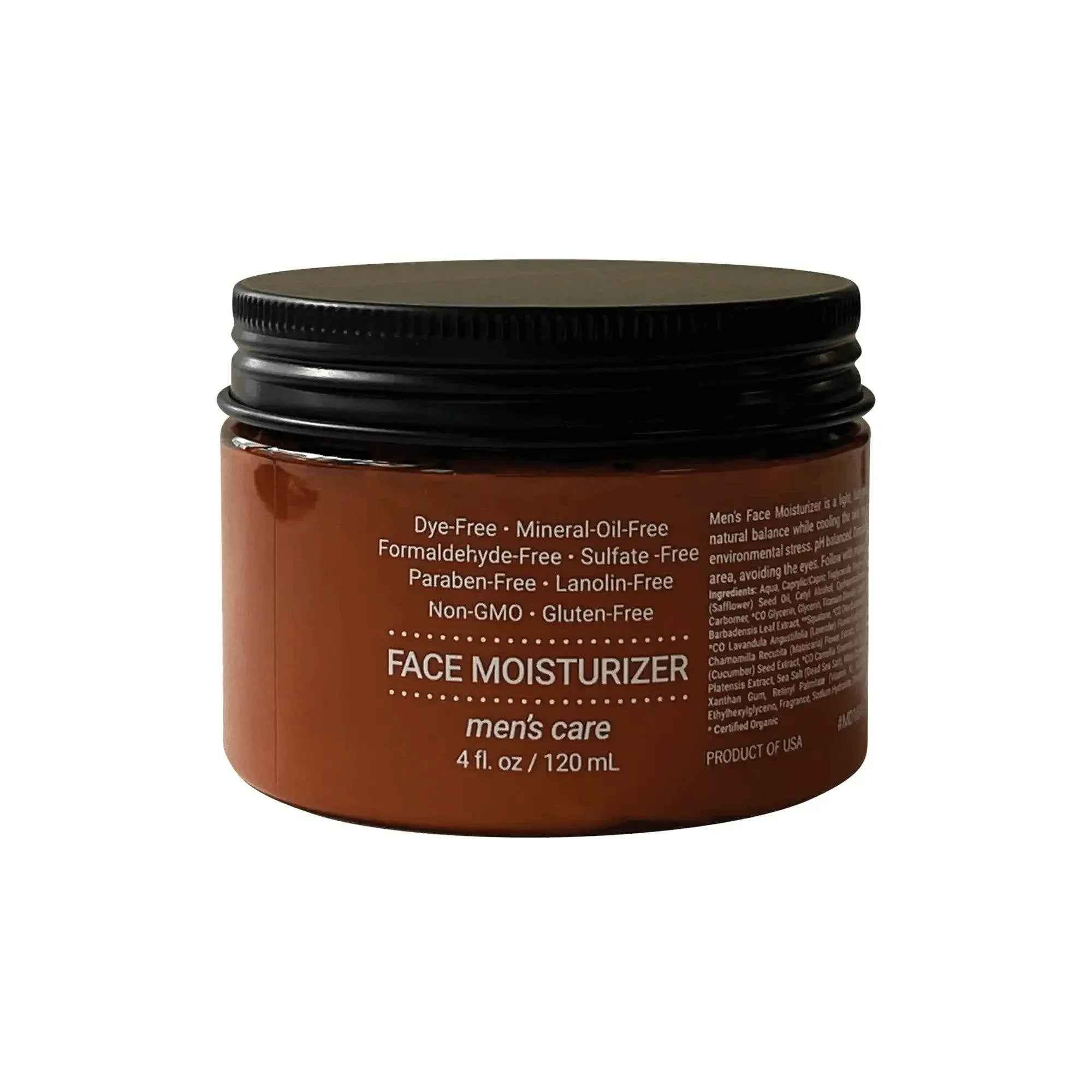 Men’s Organic Face Moisturizer for Overnight Hydration