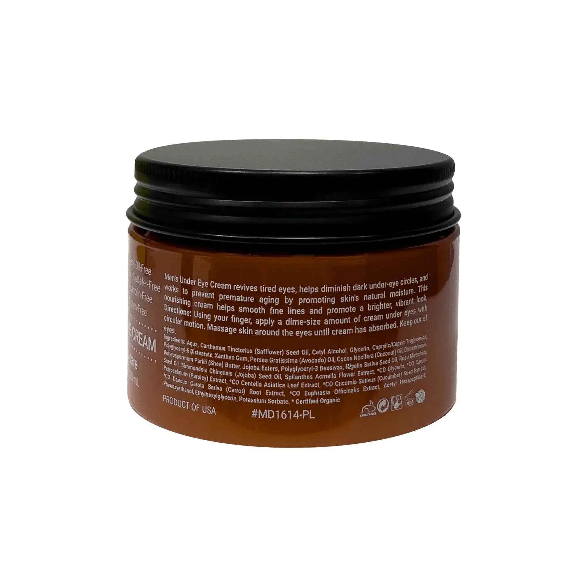 Men's Under Eye Cream - Brightening Vegan Formula for Dark Circles and Puffiness