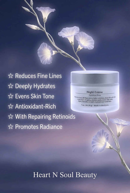 Night Renewal Face Cream – Glycolic & Retinol Care