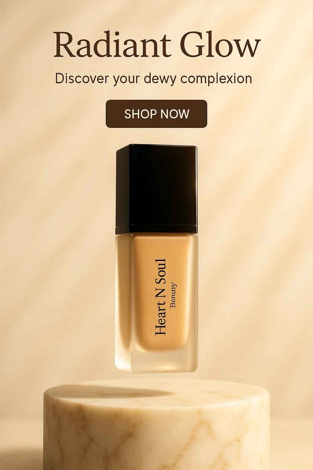 Natural Glow Liquid Foundation – Medium To Full Coverage