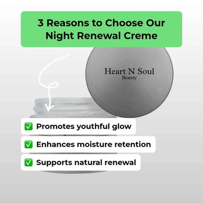 Night Renewal Face Cream – Glycolic & Retinol Care