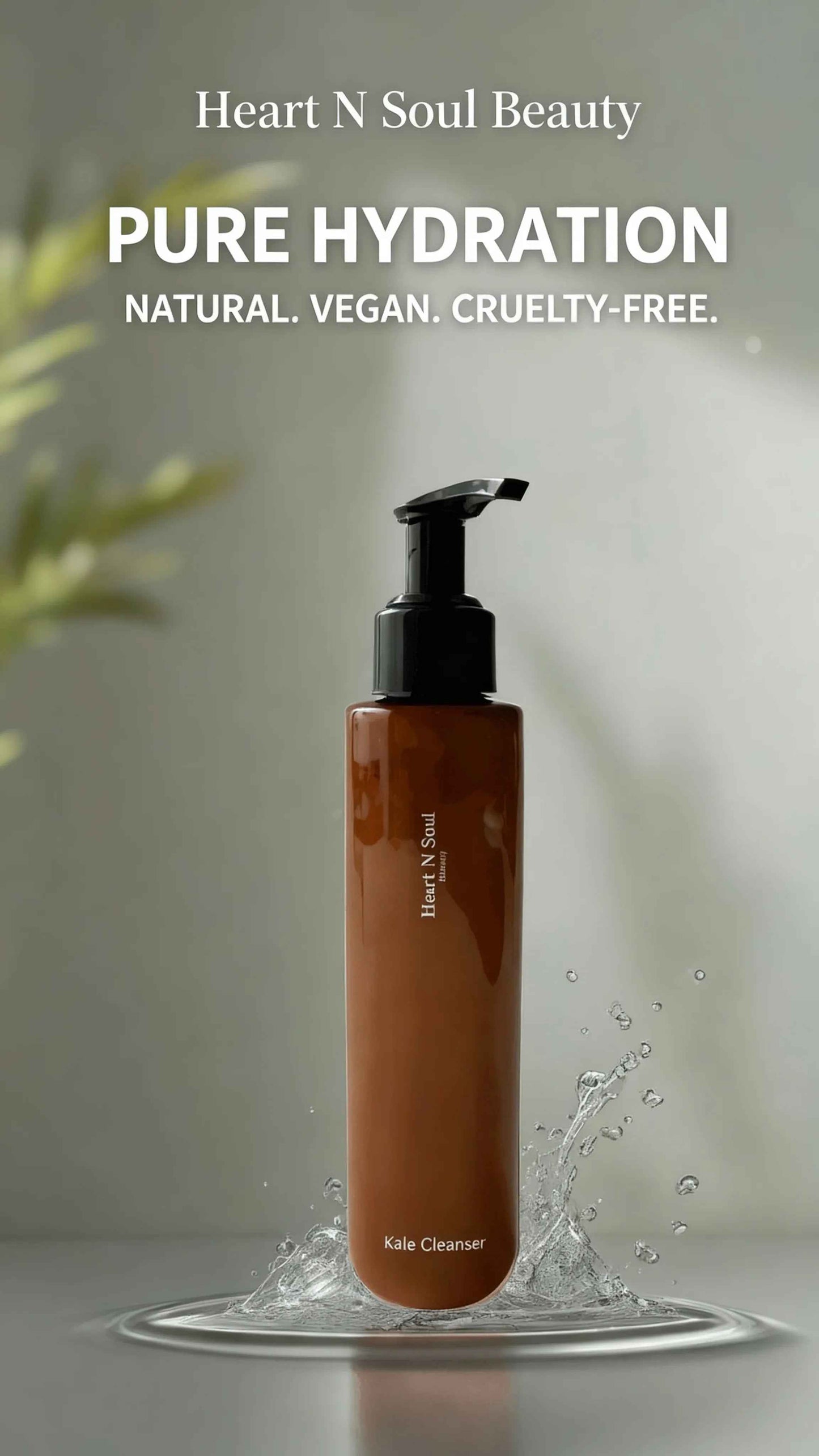 Kale Face Cleanser – Hydrating Vegan Daily Wash